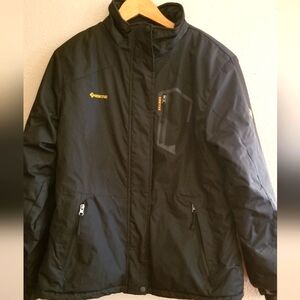 Gemyse mens black winter warm coat size M